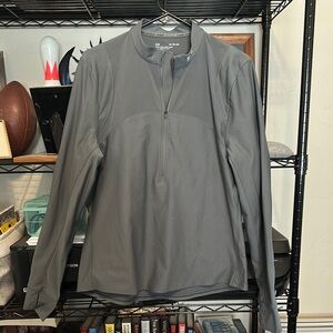 Under Armour Gray Long Sleeve quarter zip jacket